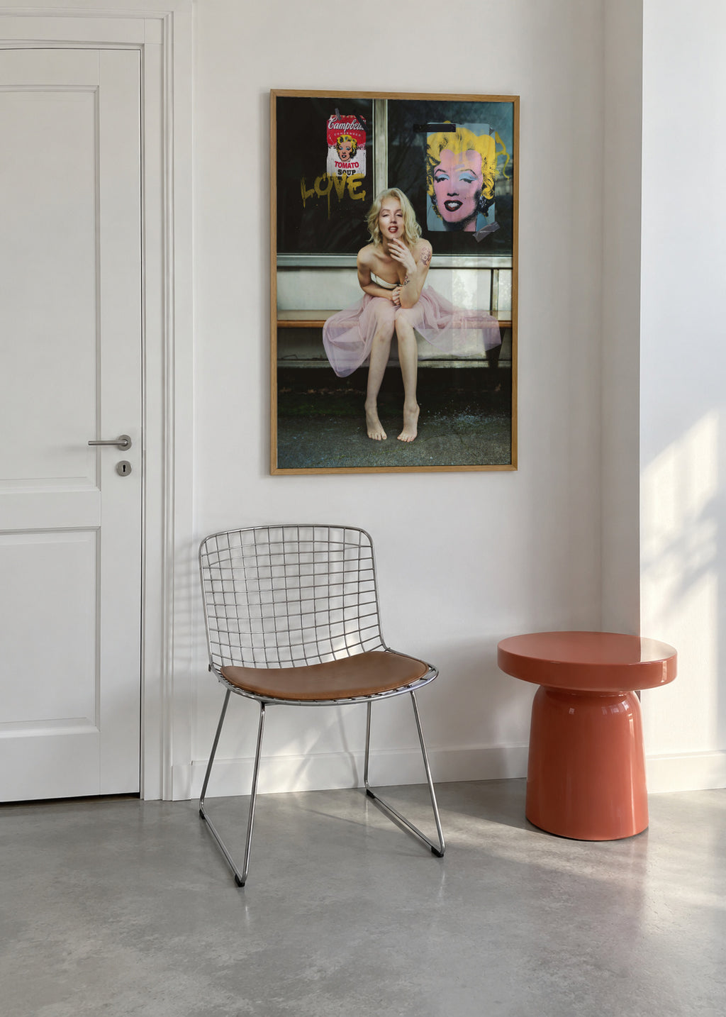 New Marilyn - Framed poster in an interior