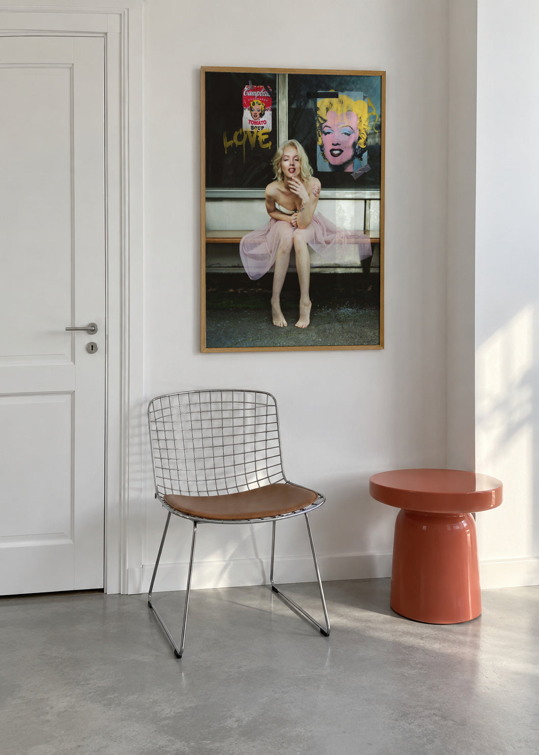 New Marilyn - Framed poster in an interior