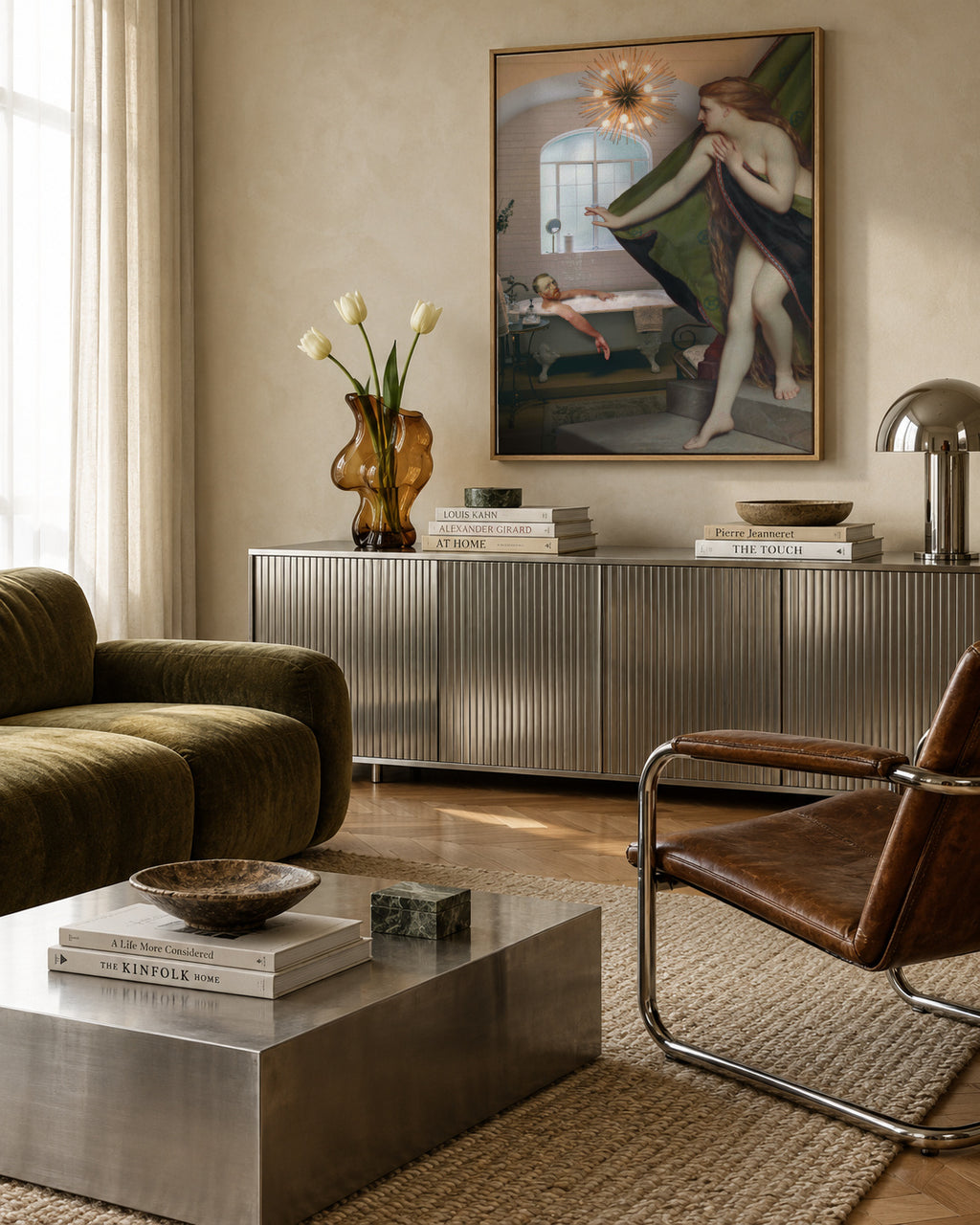 Bath meeting - Framed canvas in an interior