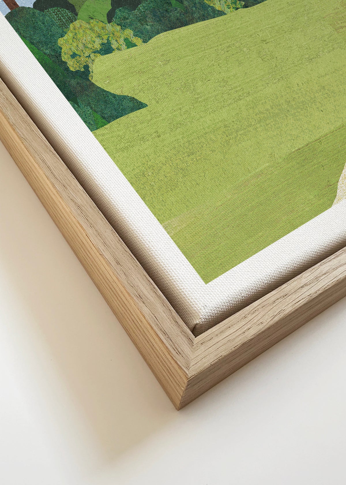 Day Trip - Framed canvas detail