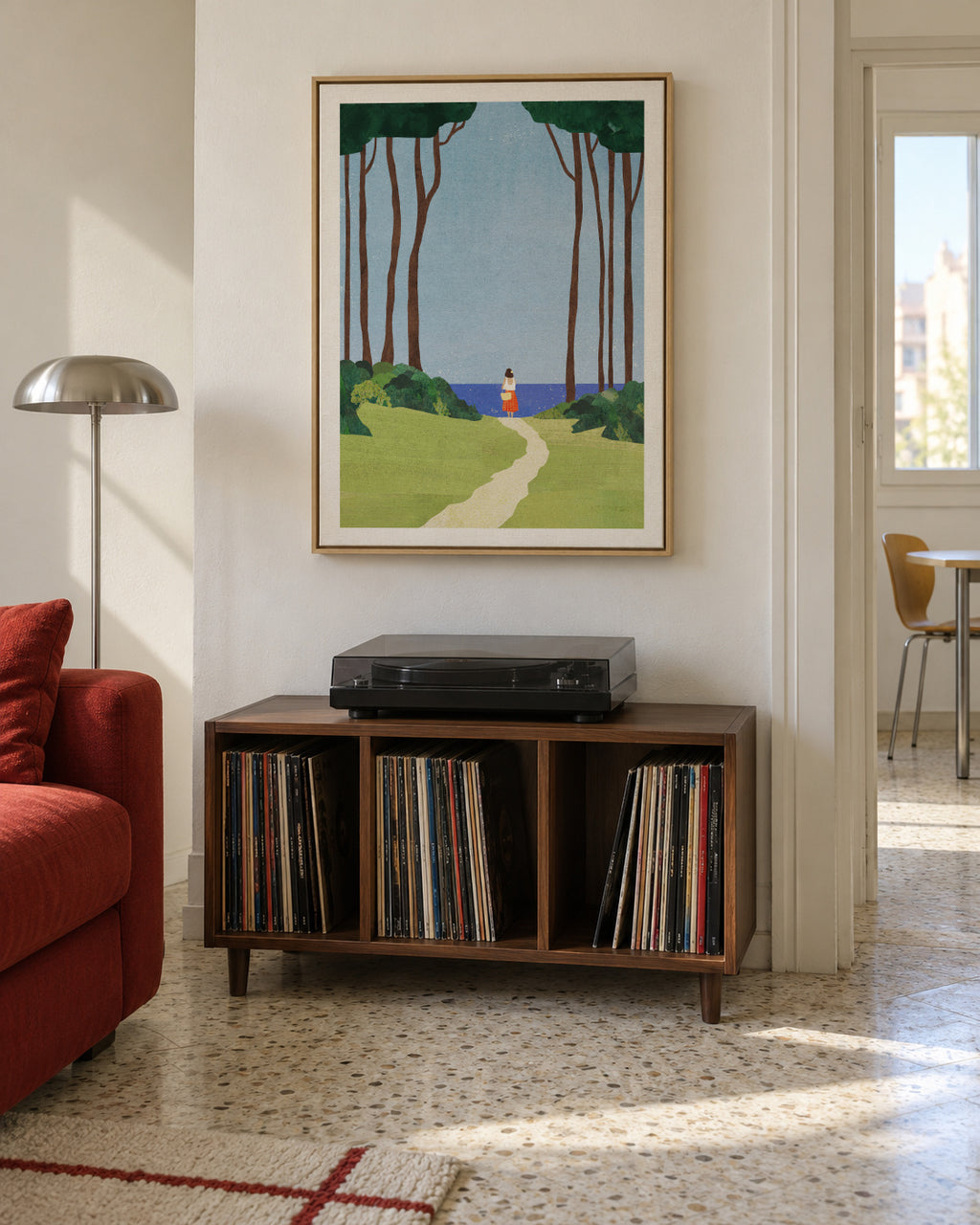 Day Trip - Framed canvas in an interior