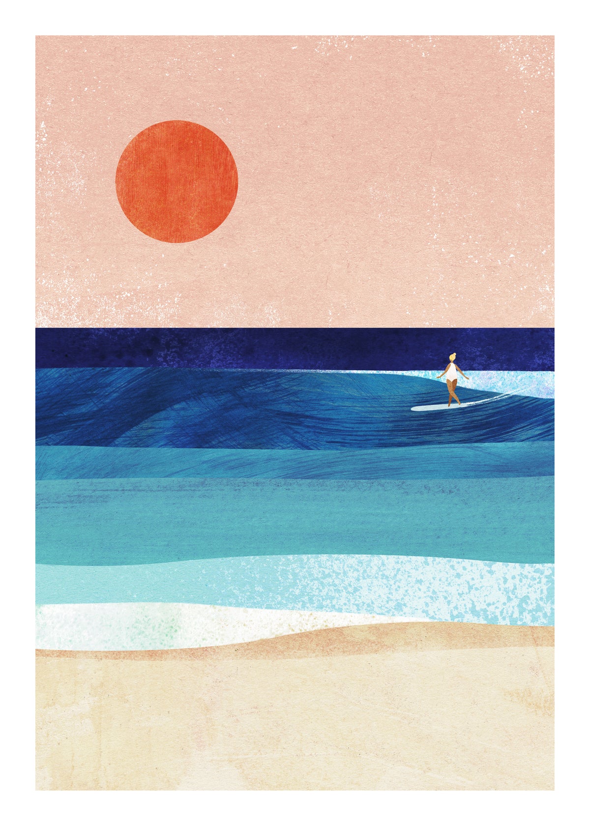 Surf Girl V - Obra sin marco