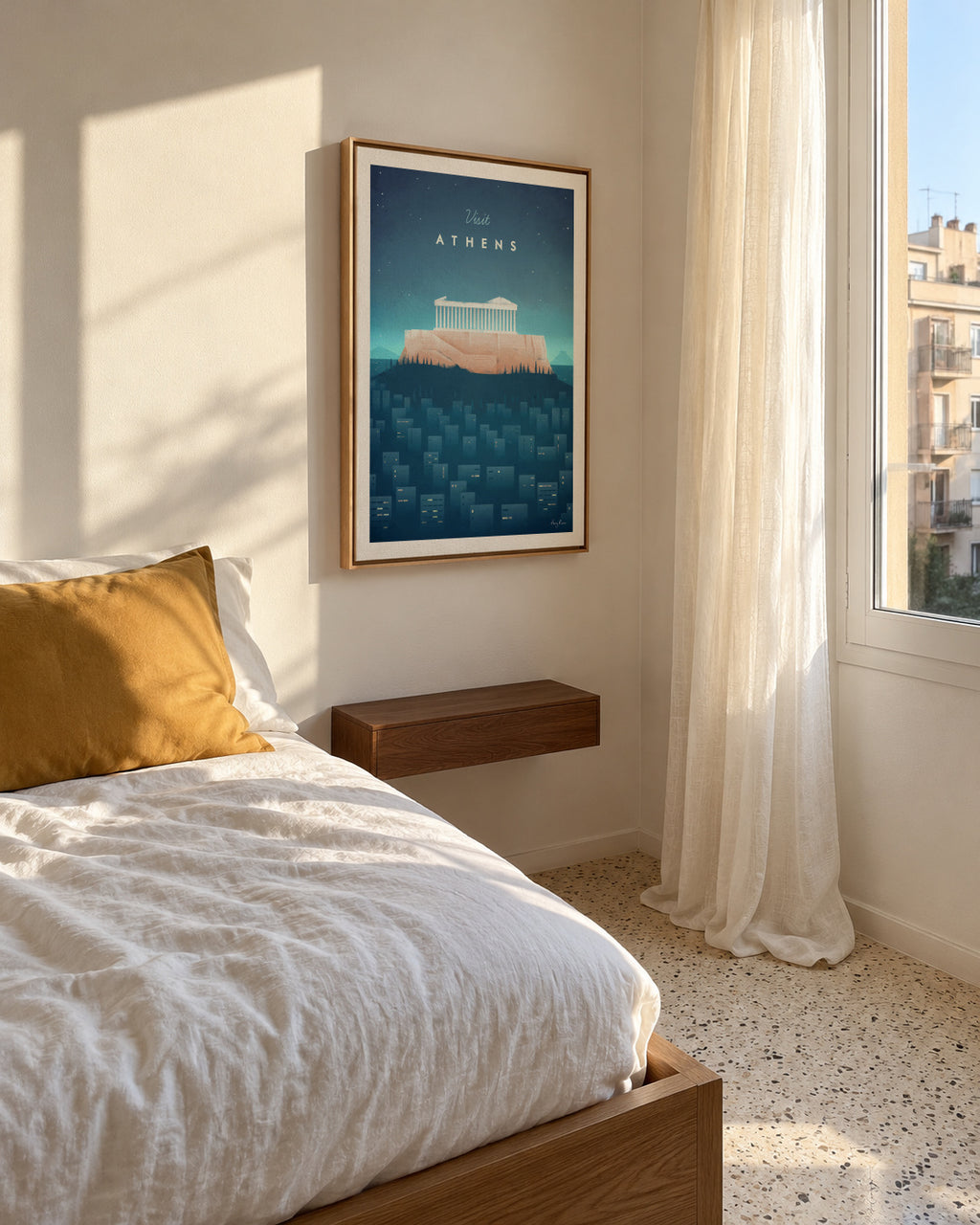 Athens - Framed canvas in an interior