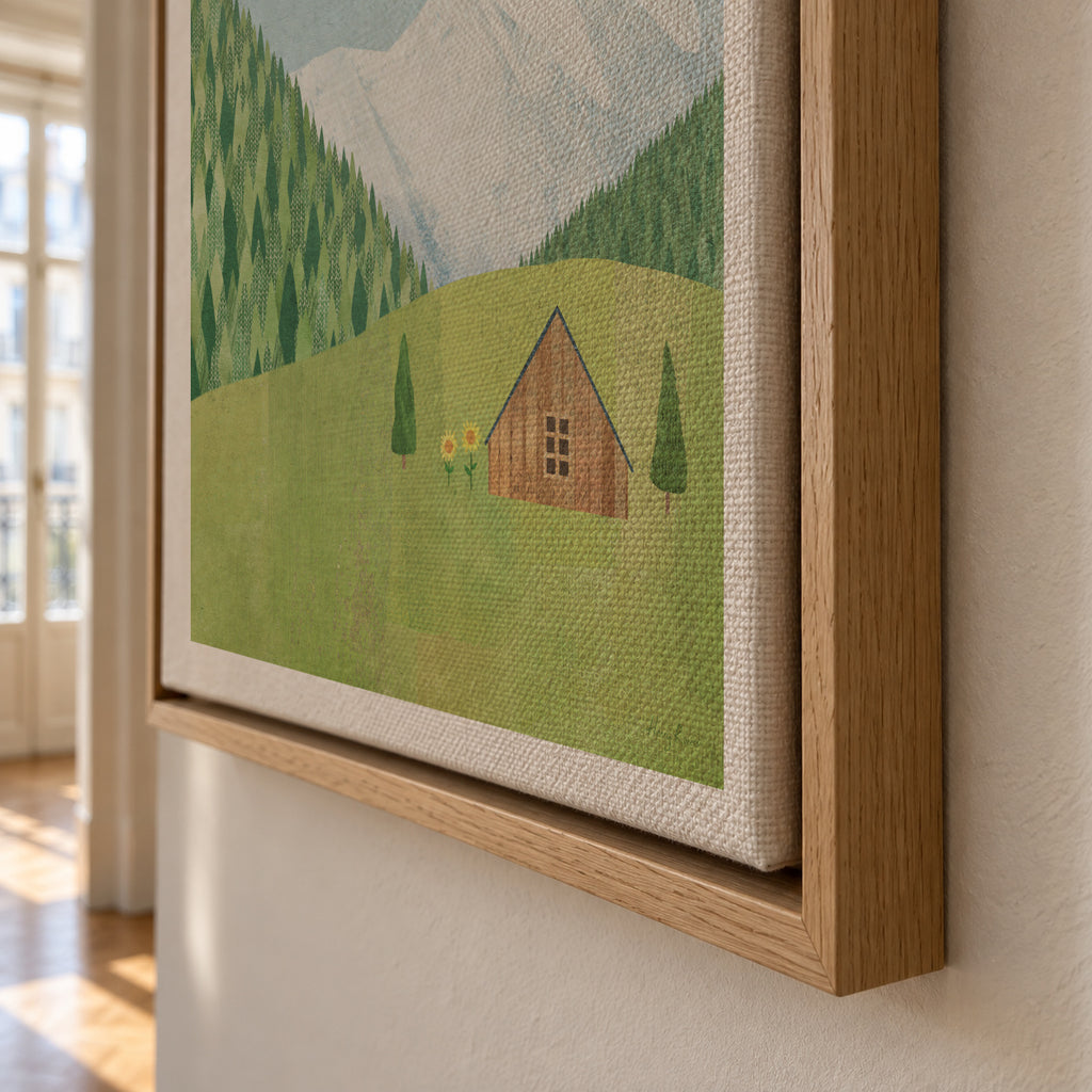 Austria - Framed canvas detail
