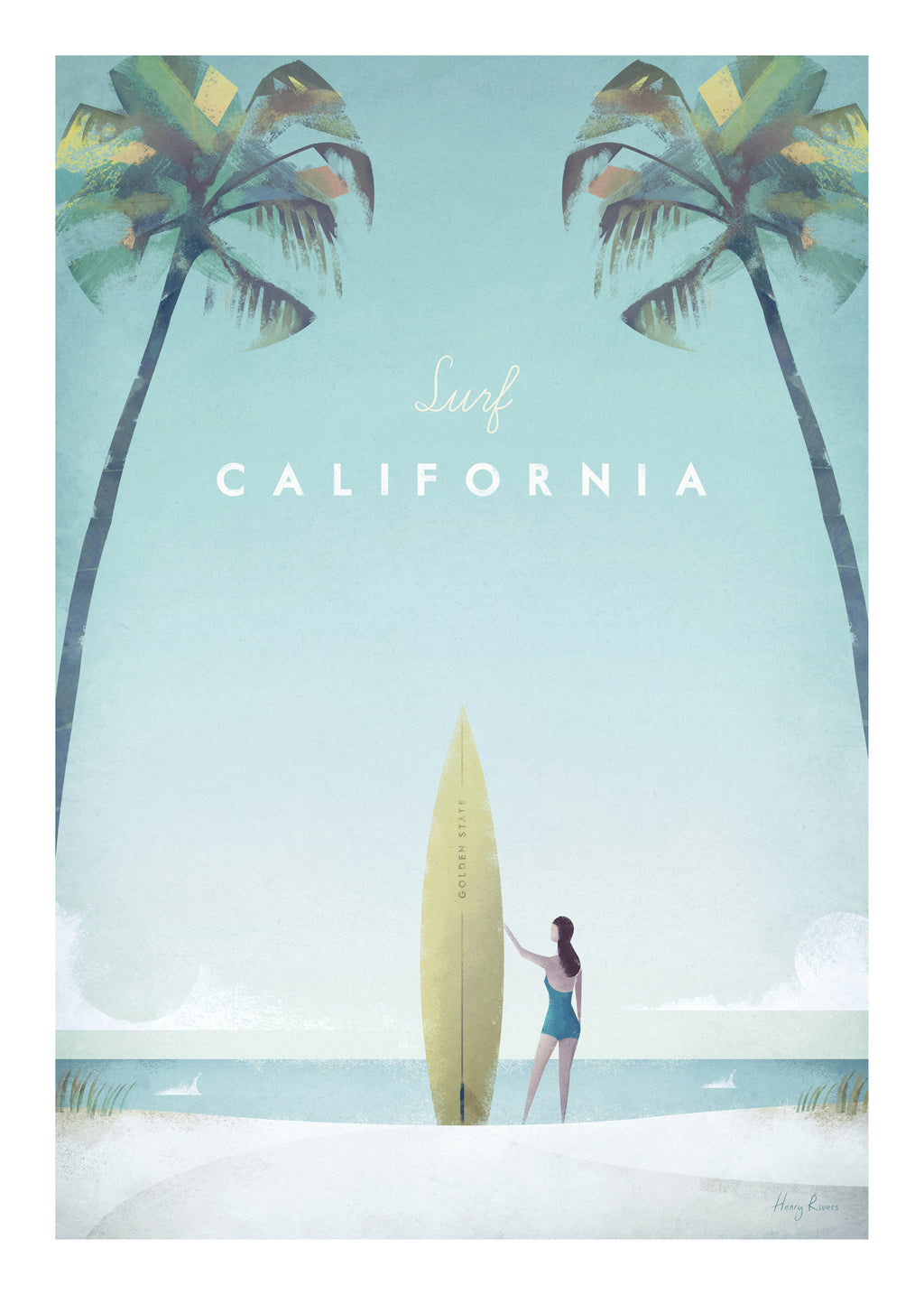 California - Unframed art print