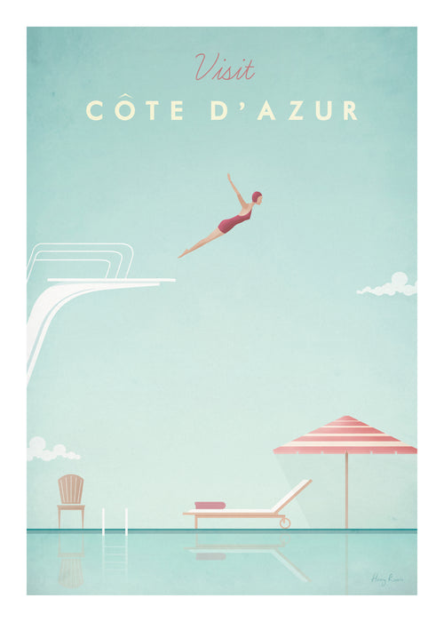 Cote d'Azur - Unframed art print