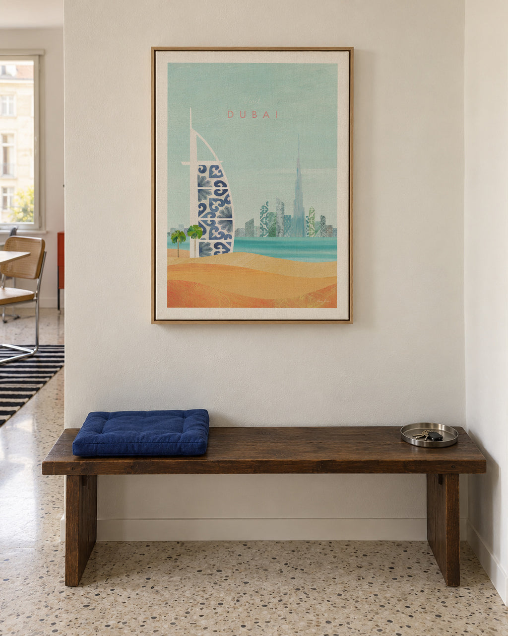 Dubai - Framed canvas in an interior