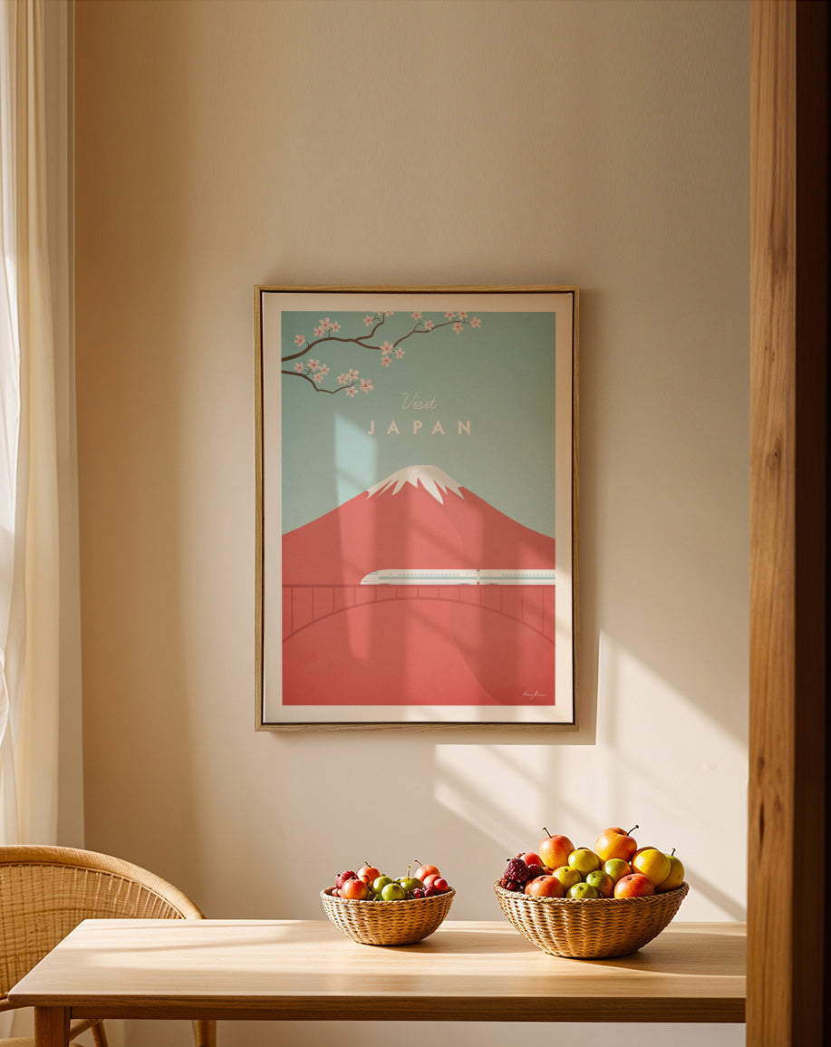 Japan - Framed canvas in an interior