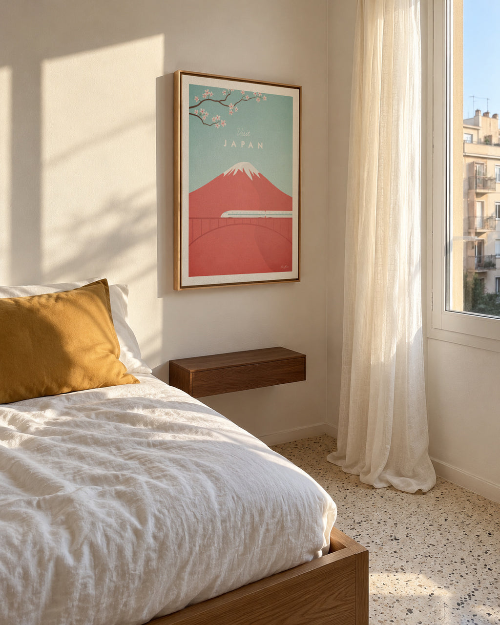 Japan - Framed canvas in an interior
