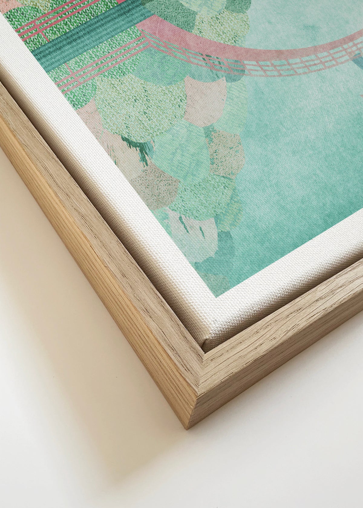 Japan II - Framed canvas detail