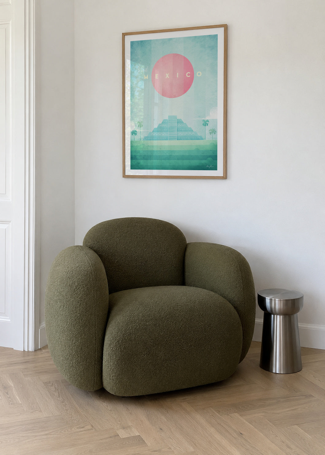 Mexico - Framed poster in an interior
