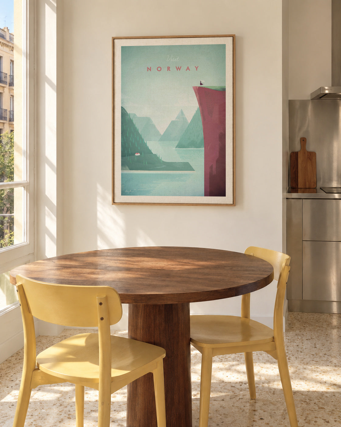 Norway - Framed canvas in an interior