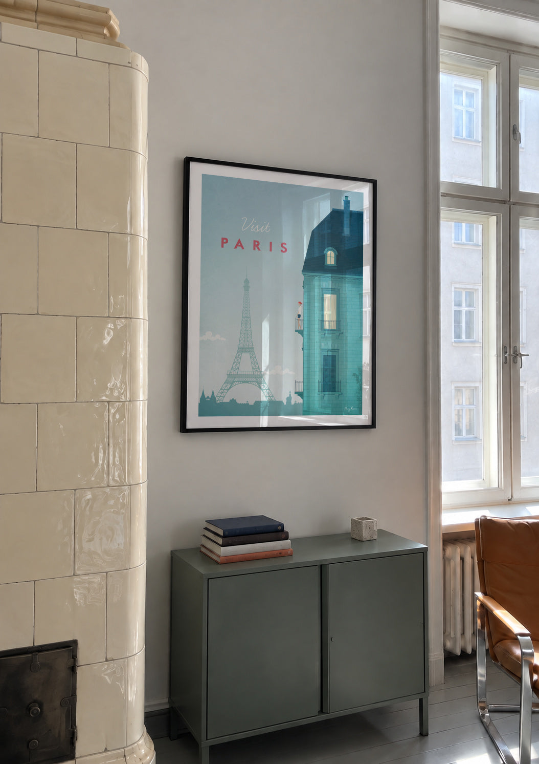 Paris - Framed poster in an interior
