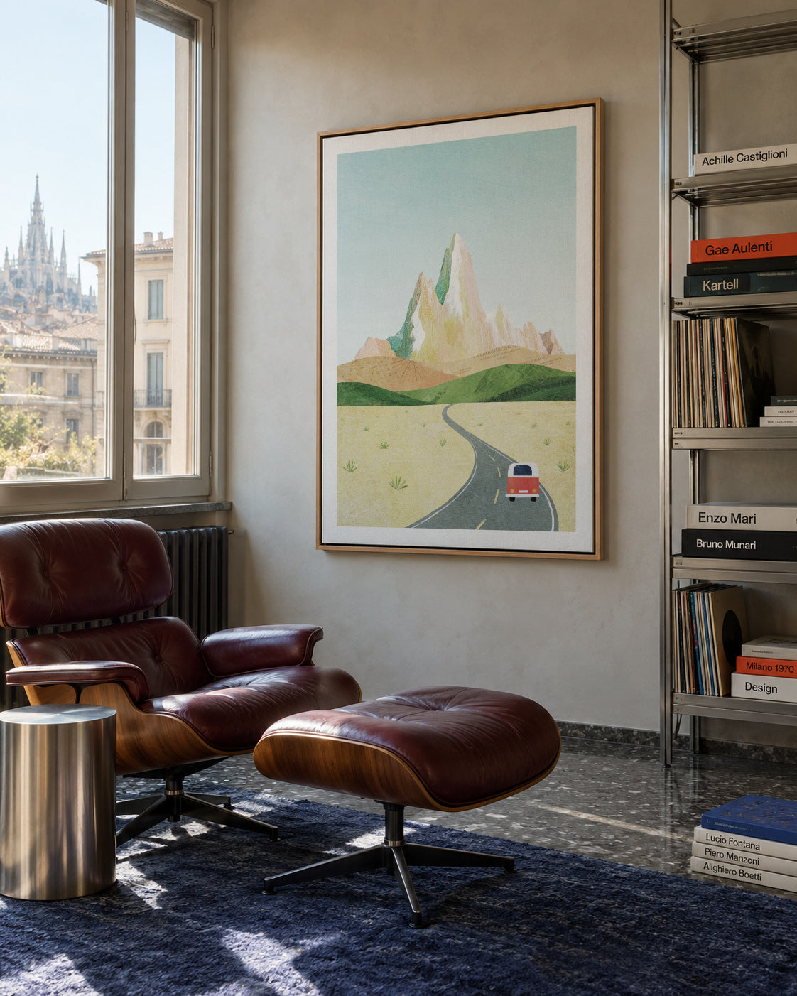 Patagonia - Framed canvas in an interior