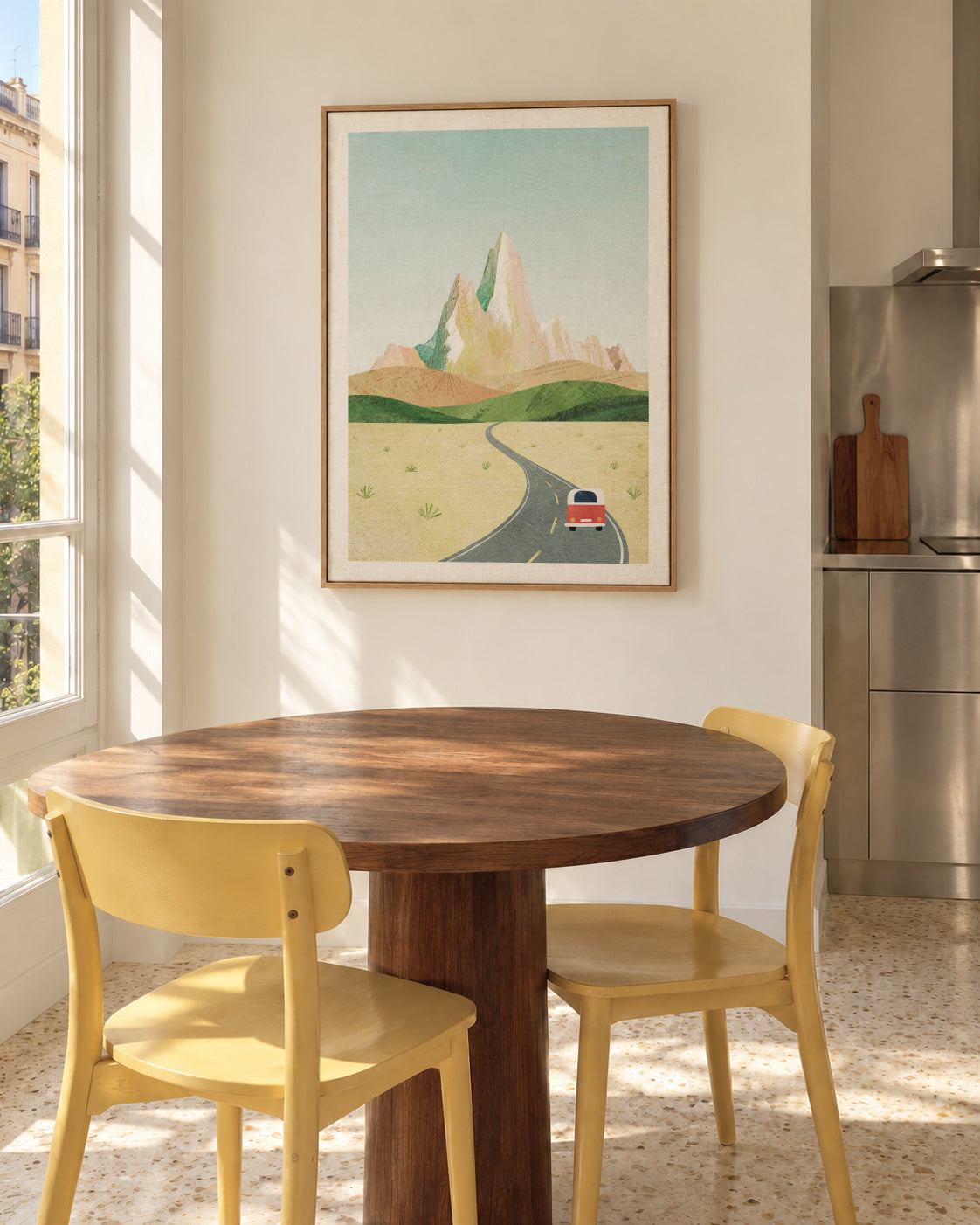 Patagonia - Framed canvas in an interior