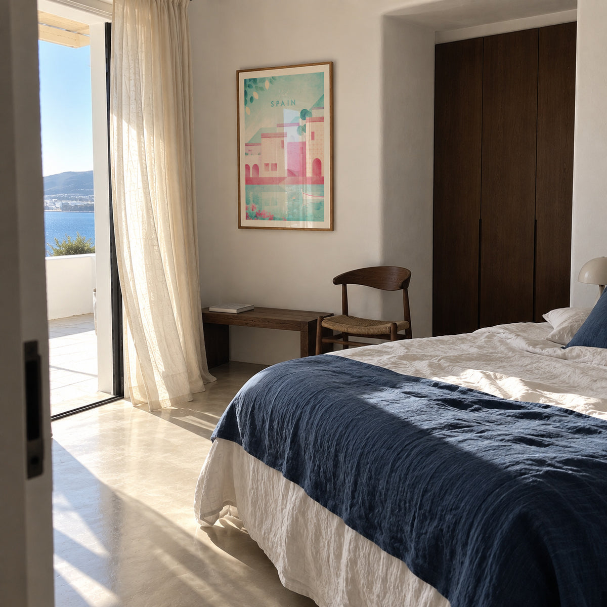 Spain - Framed poster in an interior