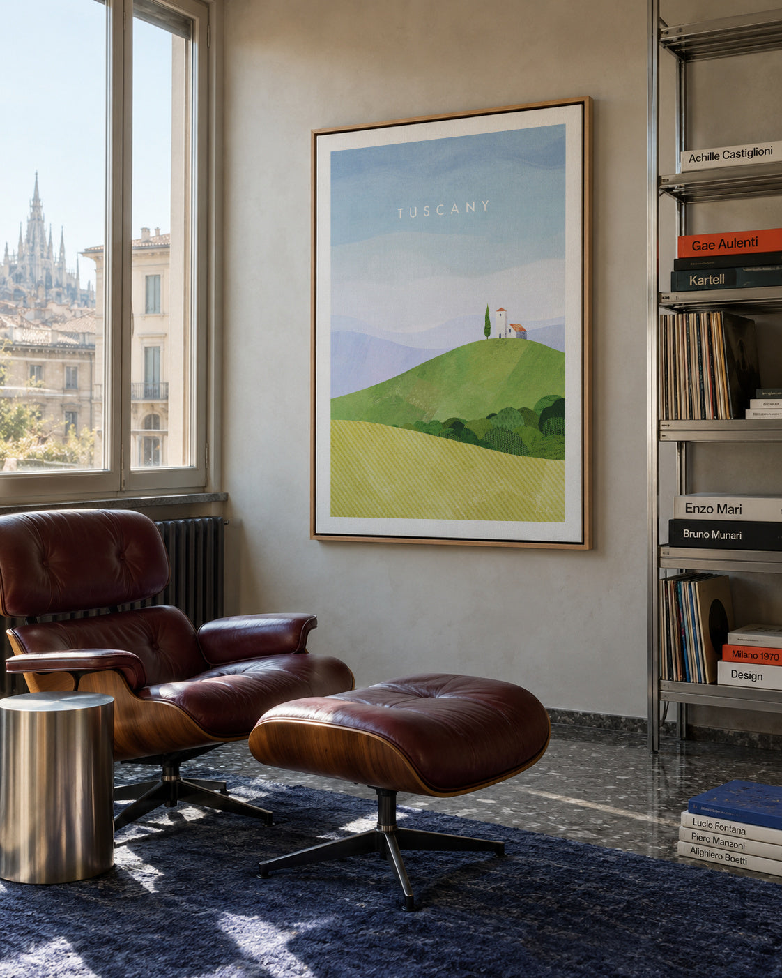 Tuscany - Framed canvas in an interior