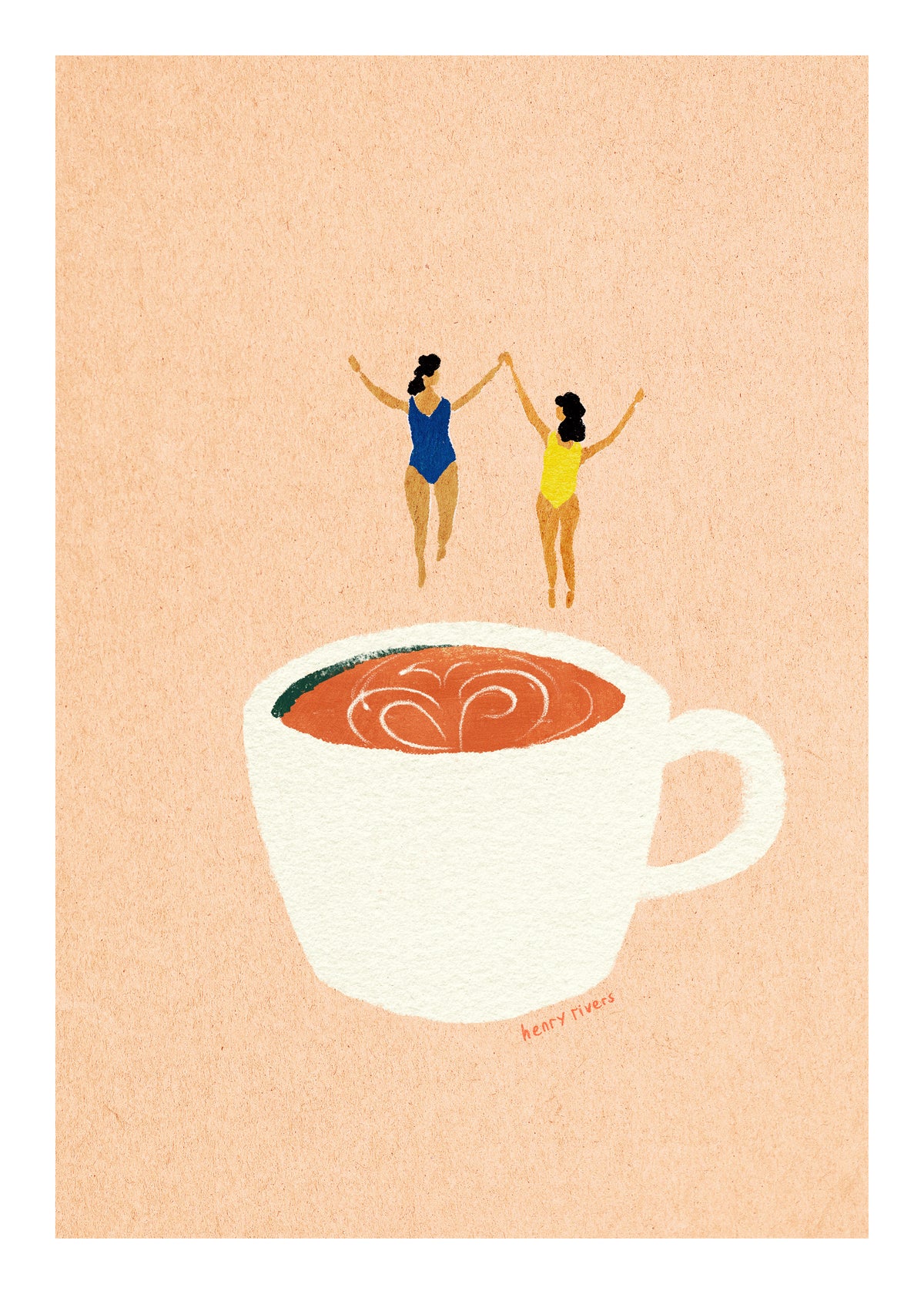 Coffee Party - Unframed art print