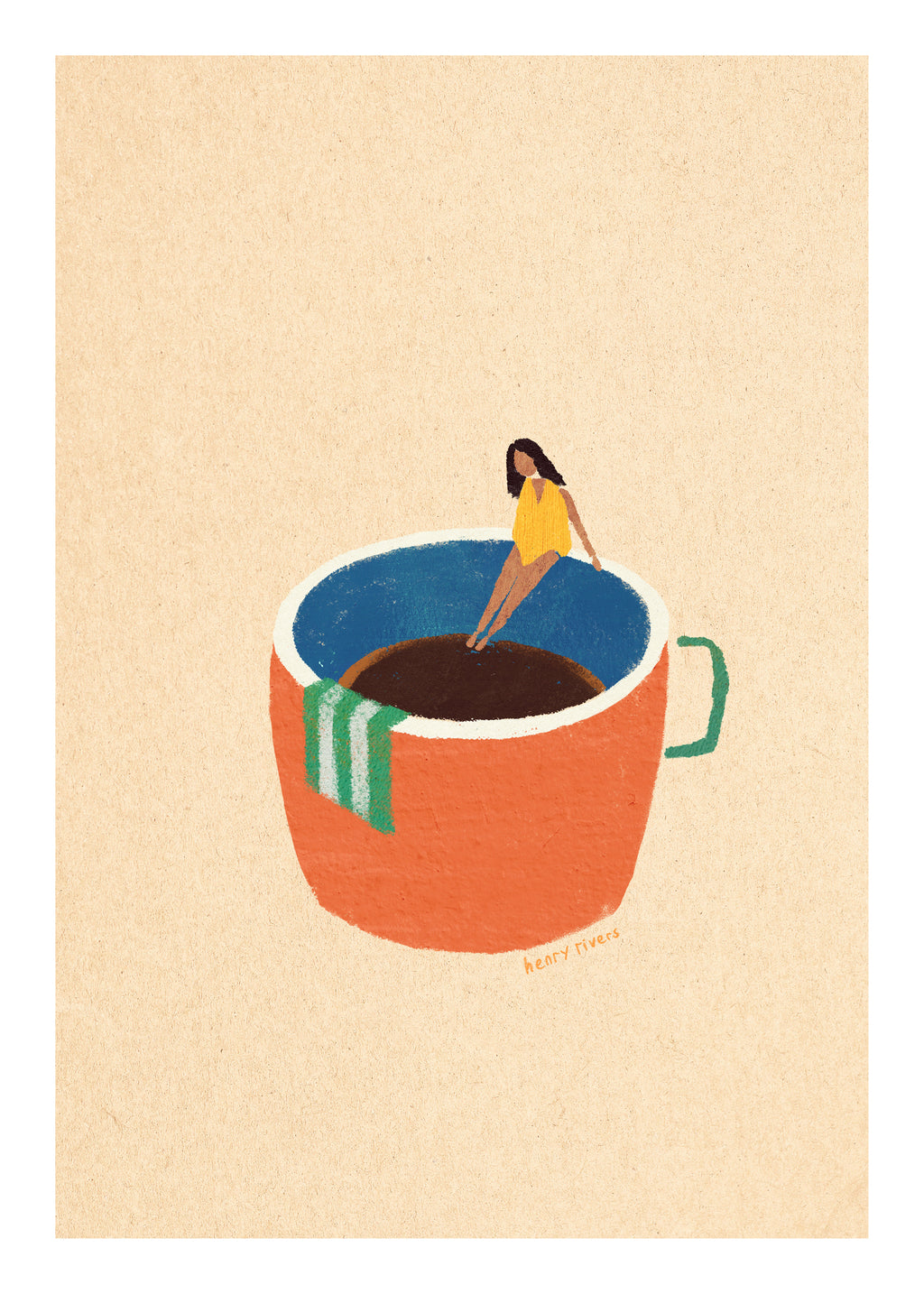 Espresso dip - Unframed art print