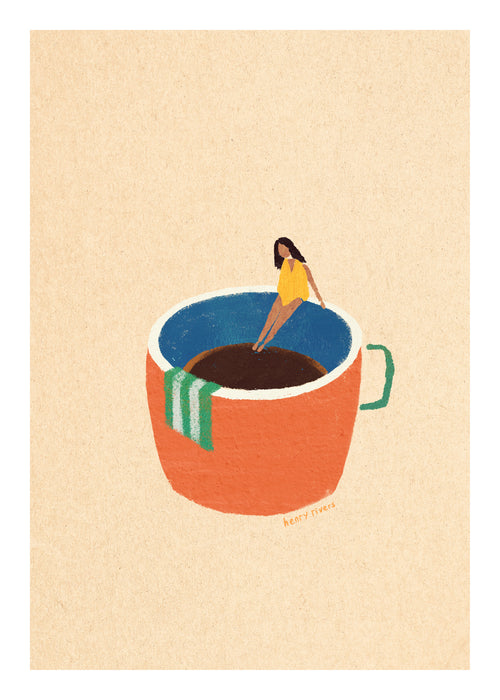 Espresso dip - Unframed art print