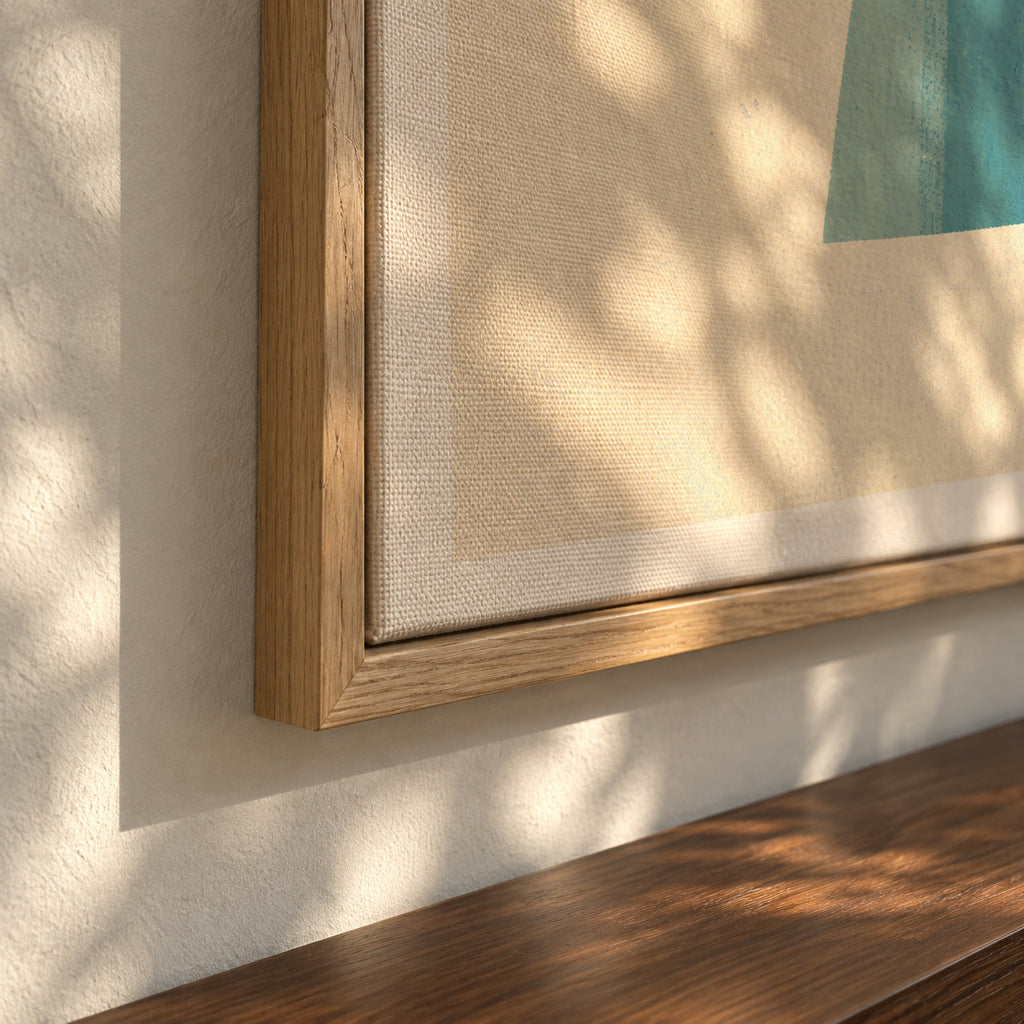 Good Morning Coffee - Framed canvas detail