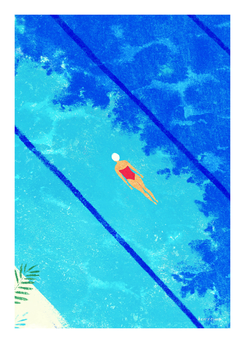 Calm under the surface - Unframed art print
