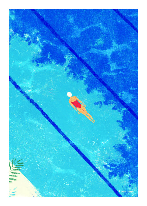 Calm under the surface - Unframed art print