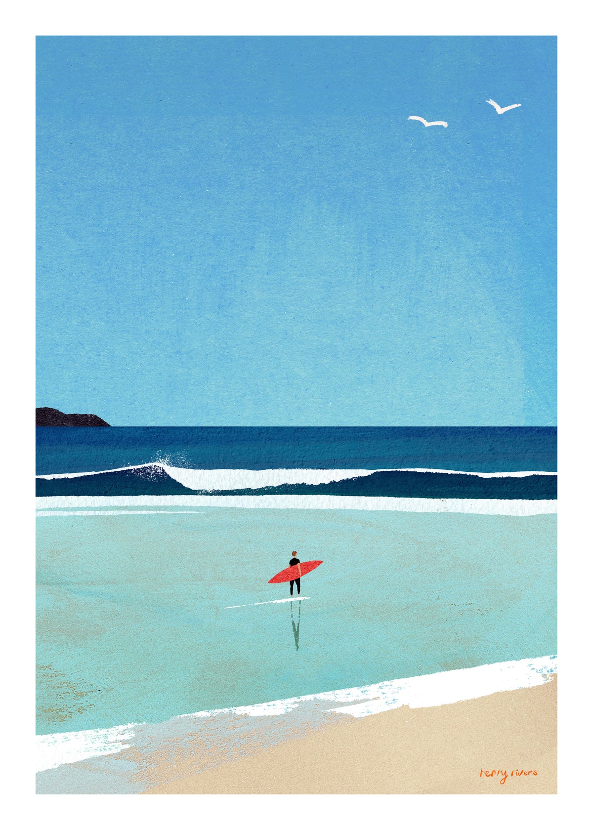 Morning surf - Obra sin marco