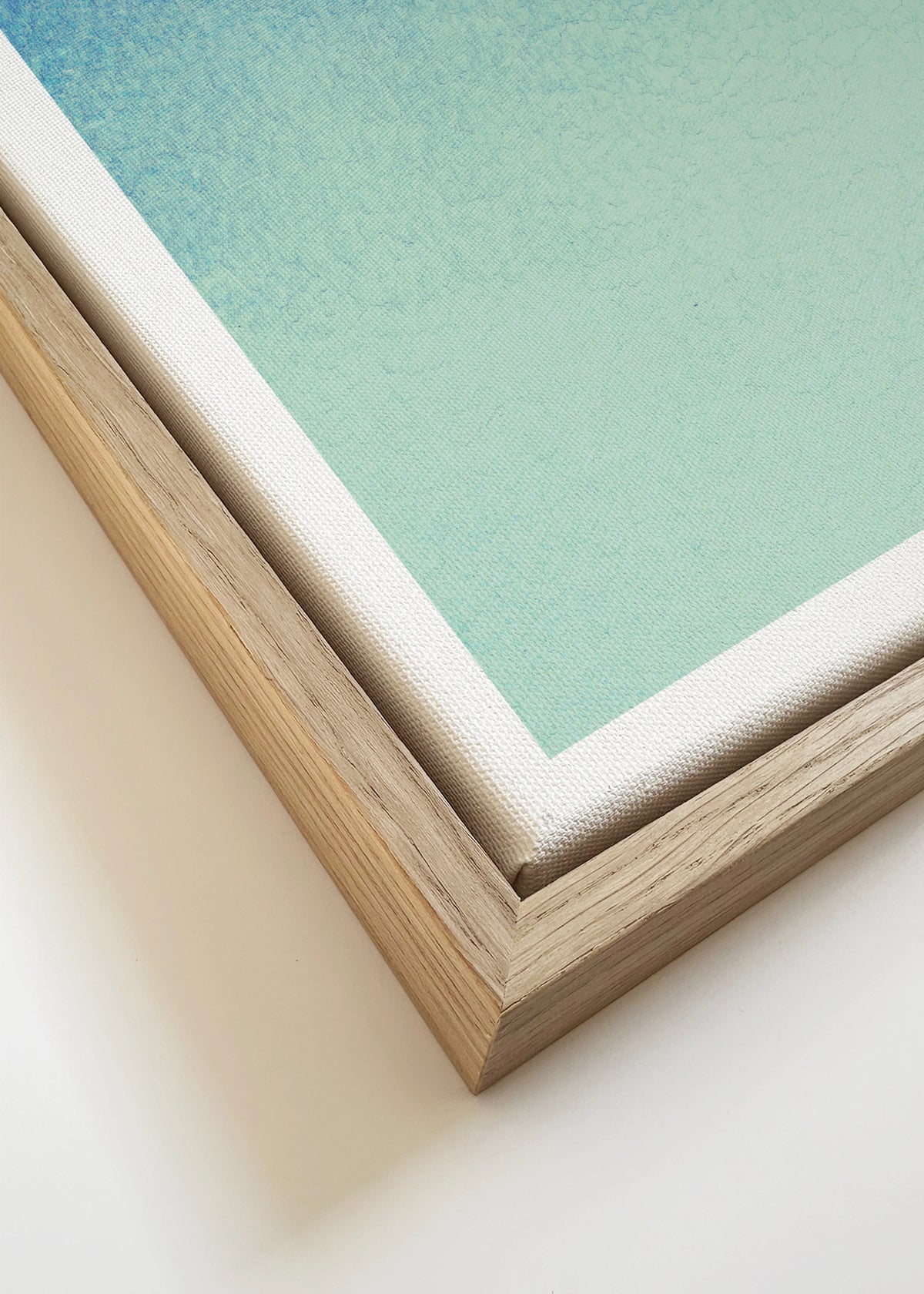 My dolphin friend - Framed canvas detail