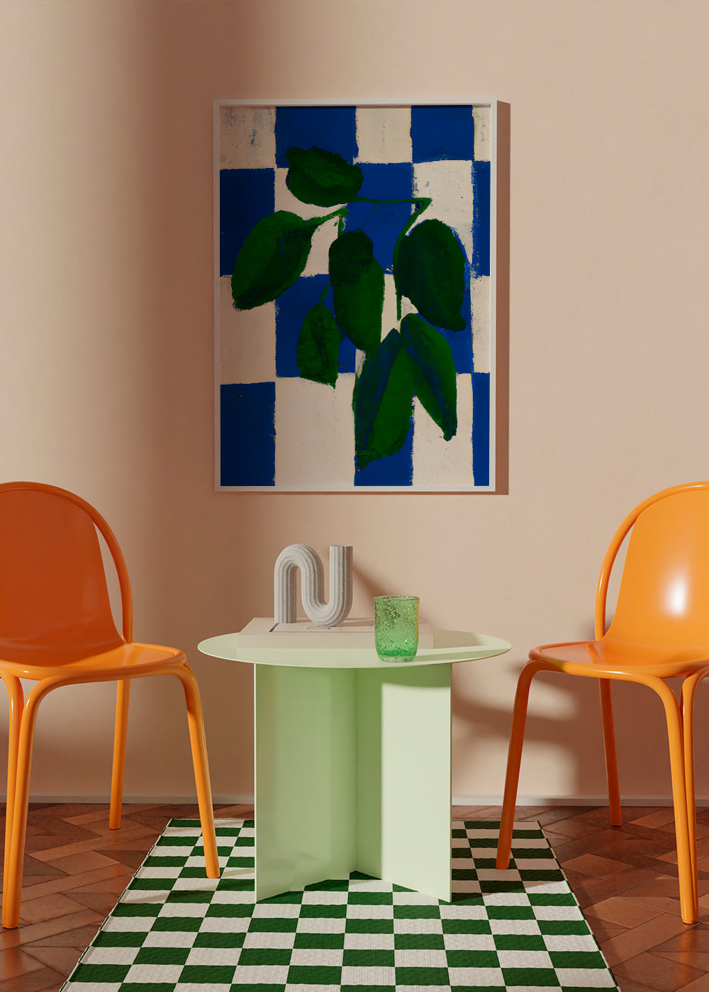 Checkered greenery