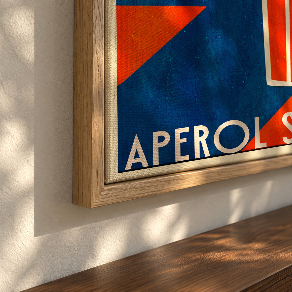 Aperol Spritz - Framed canvas detail