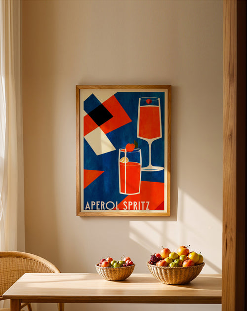 Aperol Spritz - Framed poster in an interior