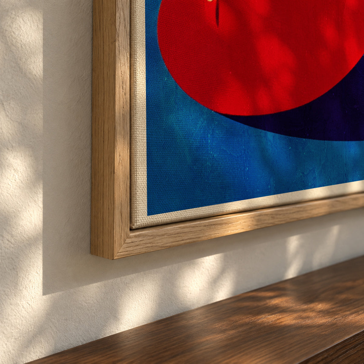Deux Tomates - Framed canvas detail