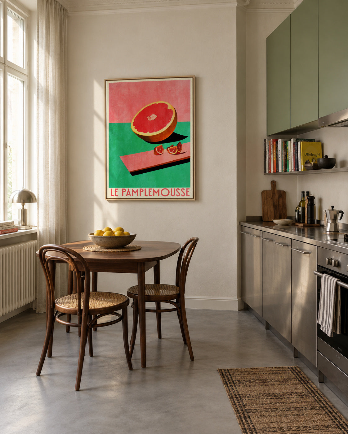 Le Pamlemousse - Framed canvas in an interior
