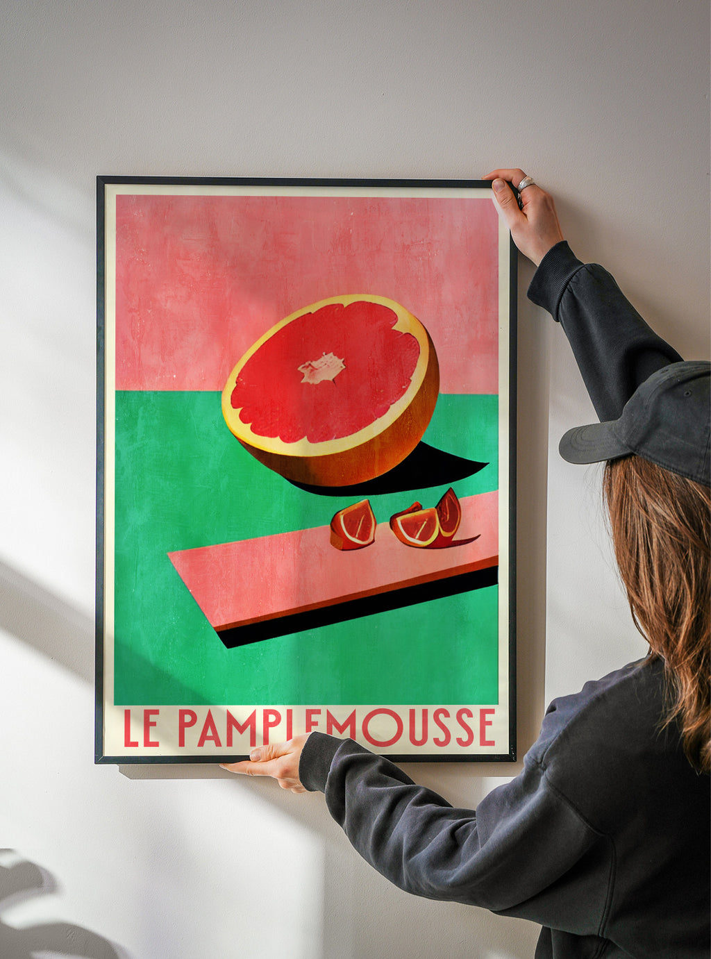 Le Pamlemousse - Framed poster detail