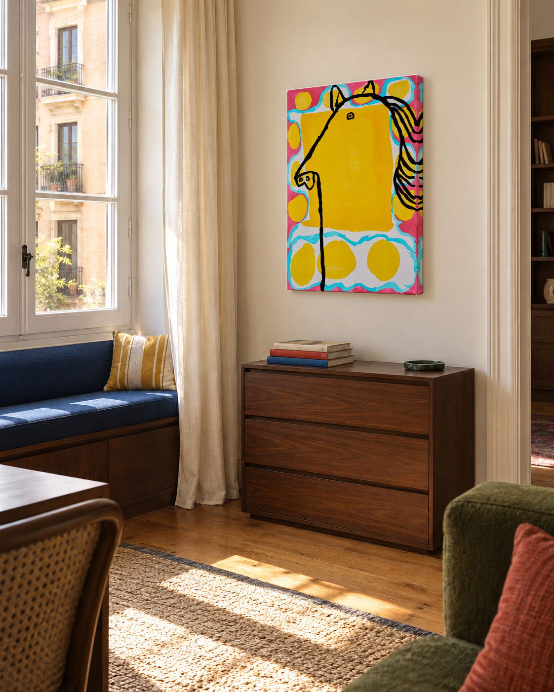 Roc. El Sevillano - Rubén Izquierdo - Unframed canvas in an interior