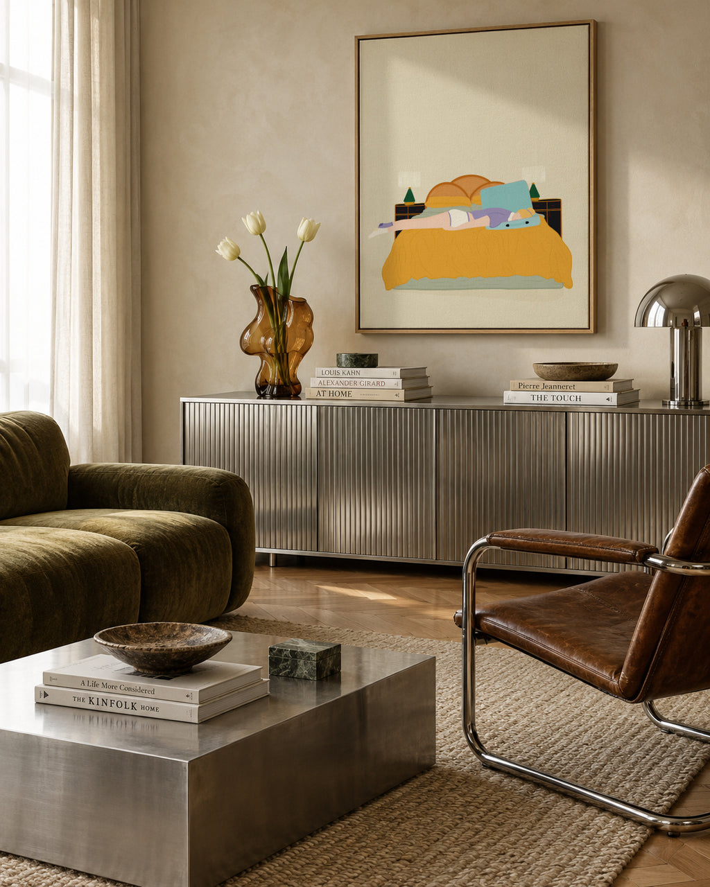 Digital Nomad - Framed canvas in an interior