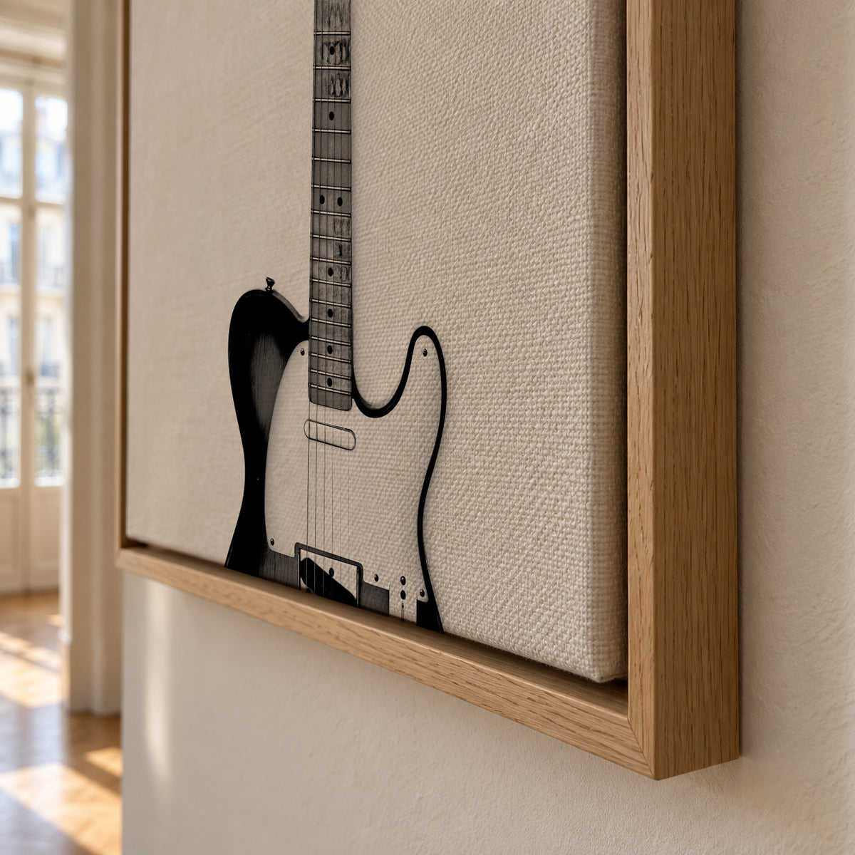 The Road Warrior - Framed canvas detail