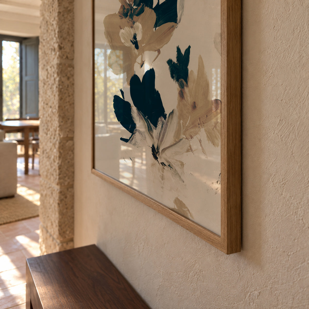 Summer View - Framed poster detail