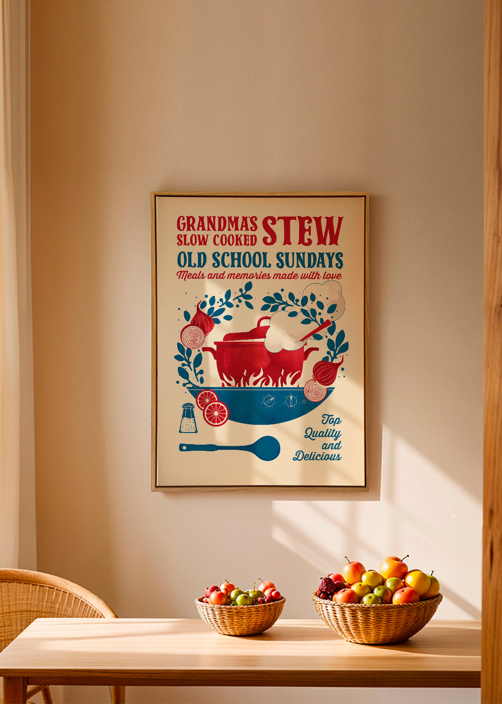 Grandmas Stew kitchen print