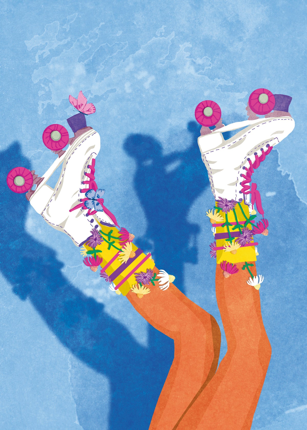 Skate like a Girl - Unframed art print