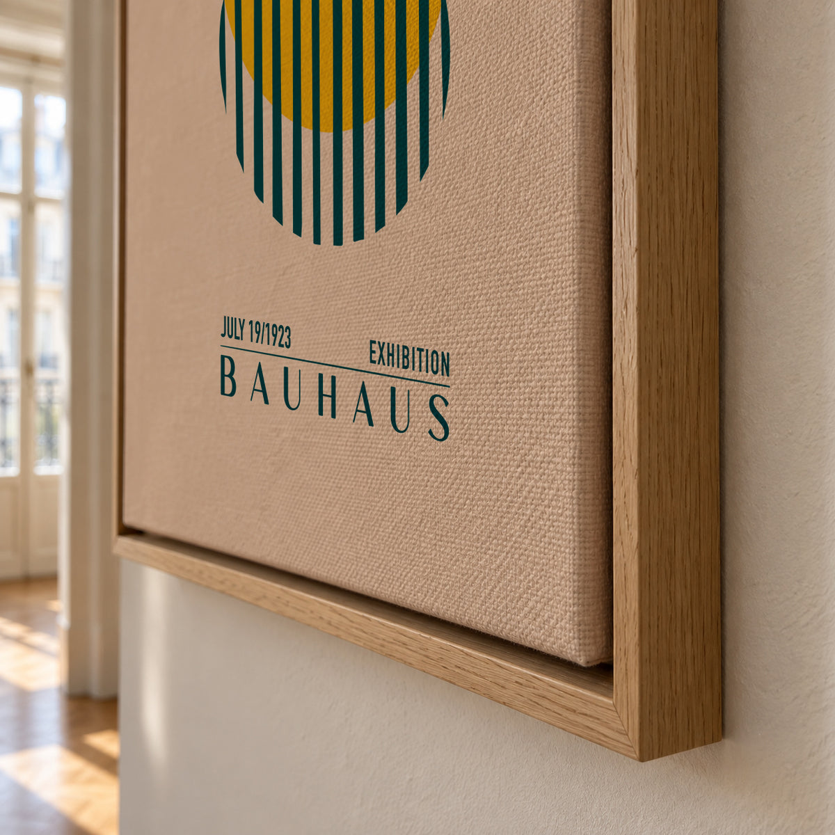 Bauhaus Sari Kure - Framed canvas detail