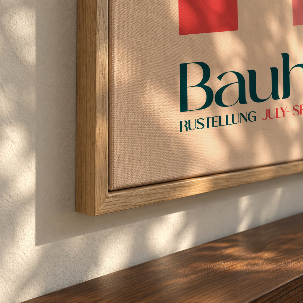 Bauhaus Kutular - Framed canvas detail