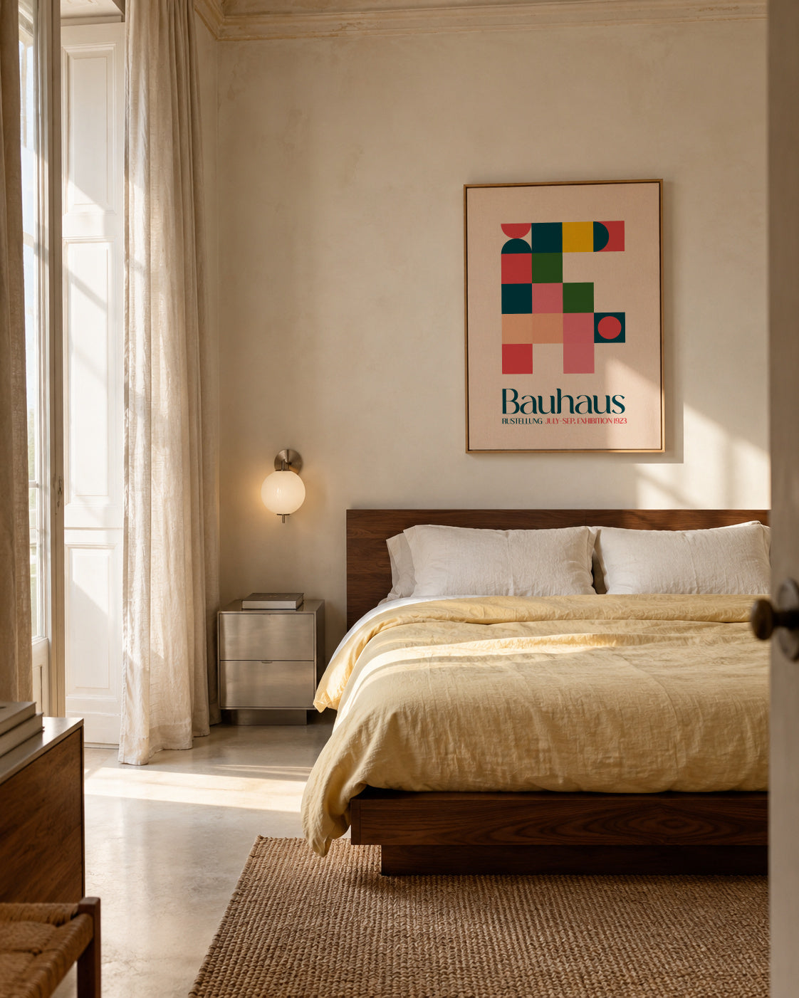 Bauhaus Kutular - Framed canvas in an interior