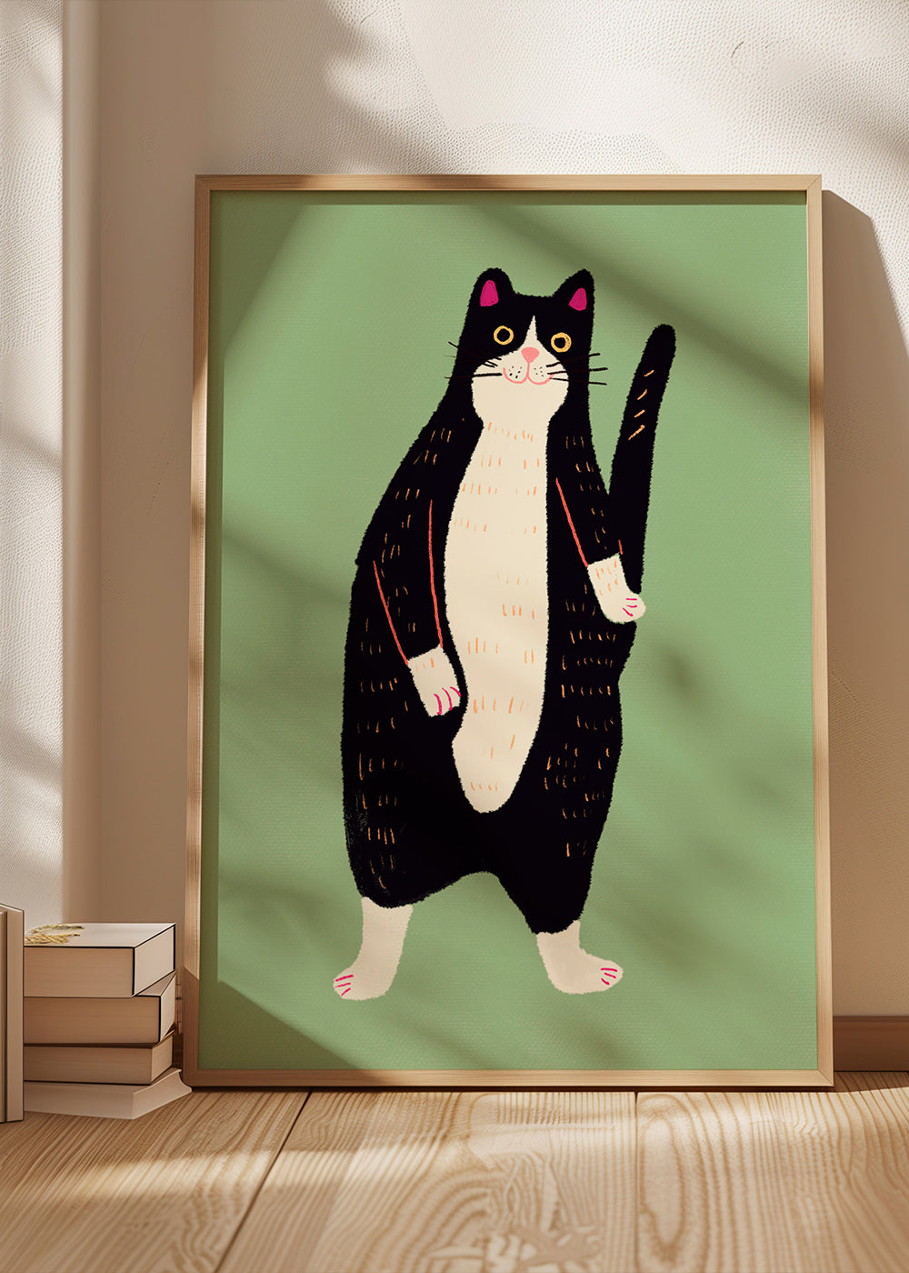 Black and white cat 02