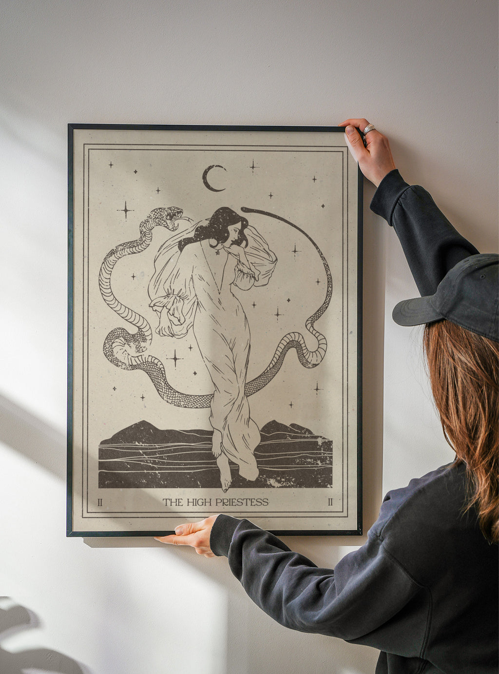 The High Priestess - Framed poster detail