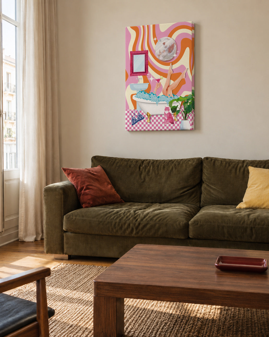 27.png - Unframed canvas in an interior