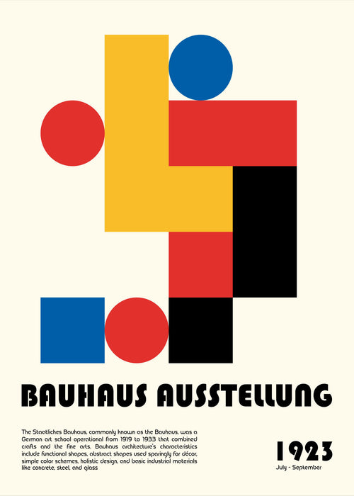 Bauhaus Ausstellung I - Unframed art print