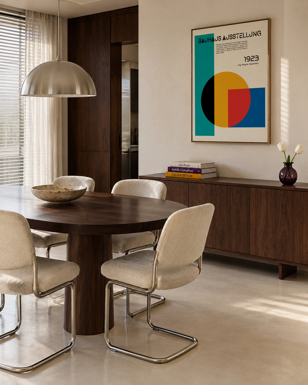 Bauhaus Ausstellung II - Framed canvas in an interior