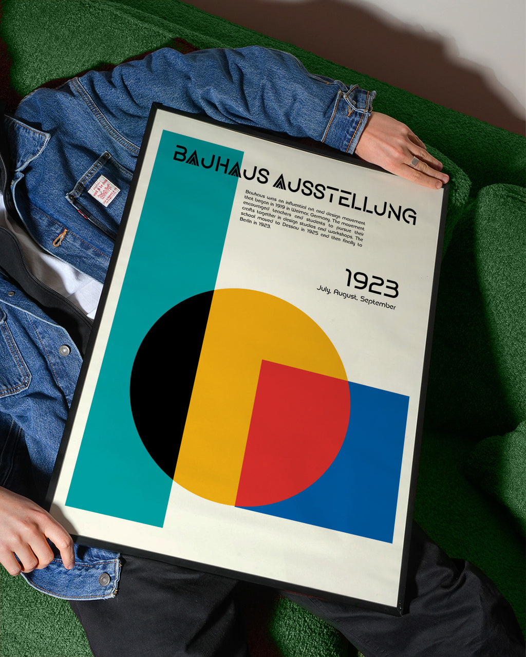 Bauhaus Ausstellung II - Framed poster detail